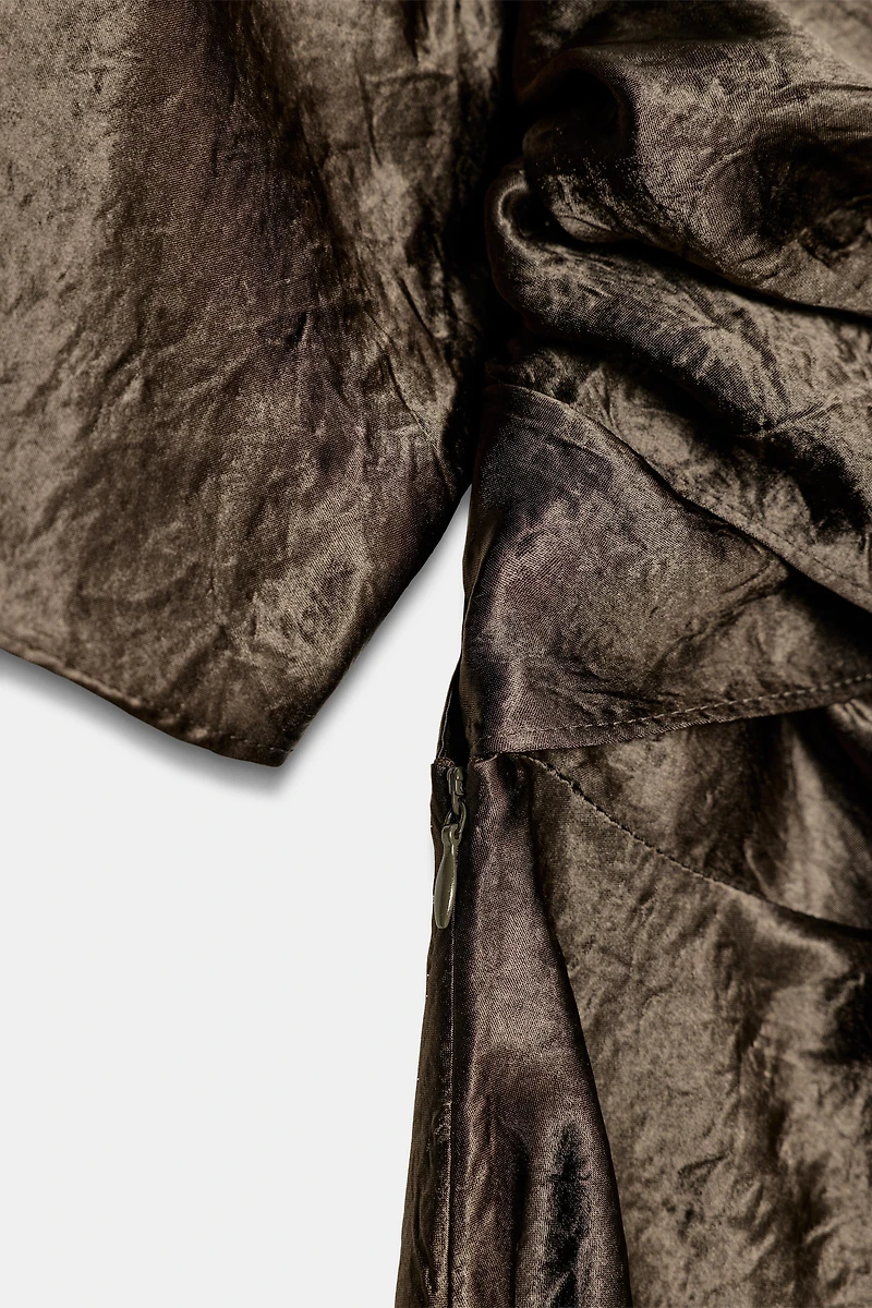 ROBE SATINÉE CROISÉE ZW COLLECTION