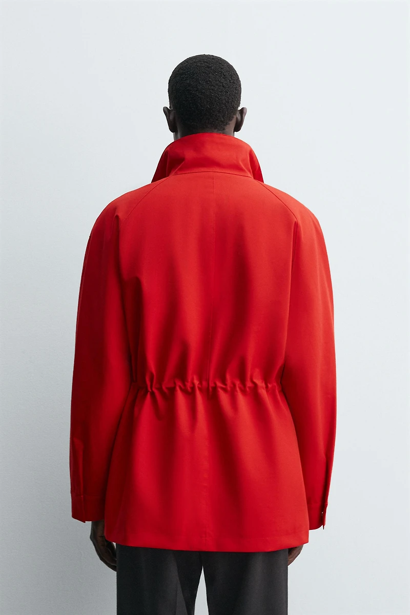 WATER REPELLENT DETACHABLE PARKA