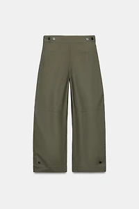 PANTALON BARREL À PASSANTS