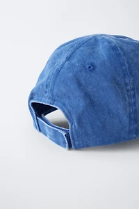 WASHED EFFECT INITIAL PATCH CAP