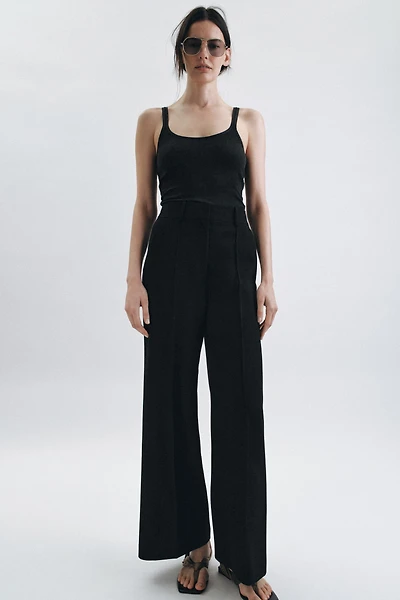 ZW COLLECTION STRAIGHT LEG PIN TUCK PANTS