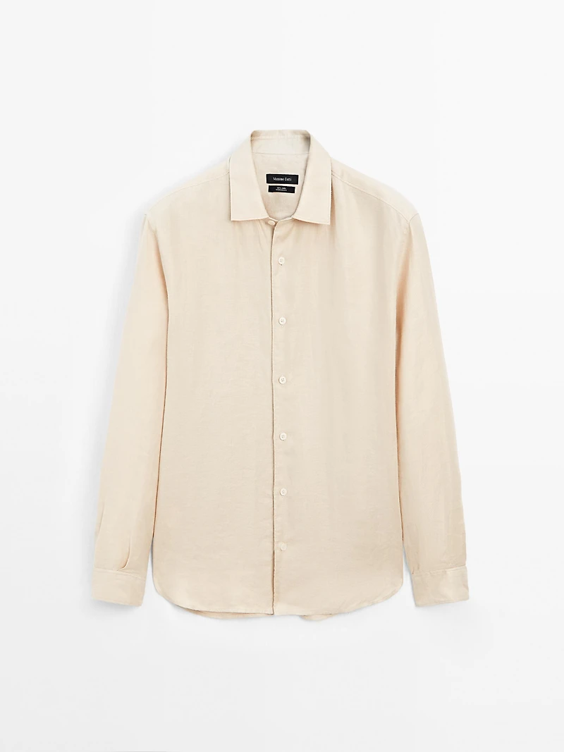 Lightweight regular fit twill shirt
