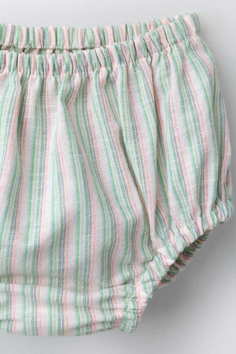 WAVY TRIM DRESS AND PANTY