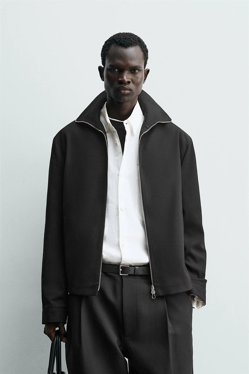 TWILL TEXTURED OVERSHIRT