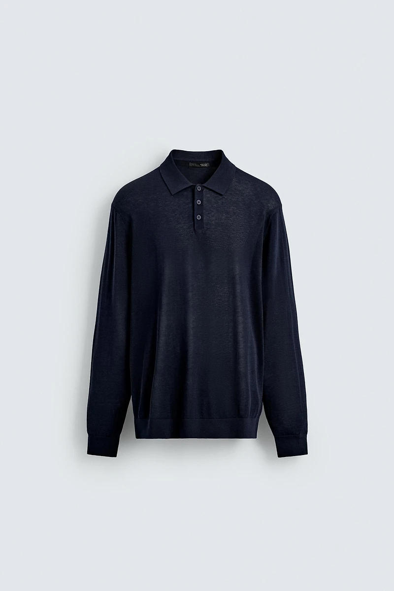 POLO EN MAILLE COTON - SOIE