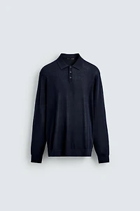 POLO EN MAILLE COTON - SOIE