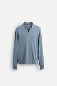 POLO EN MAILLE MÉLANGE DE COTON
