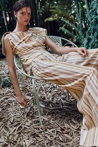 LINEN STRIPED TOP