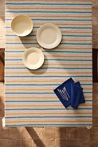 YARN-DYED STRIPE TABLECLOTH