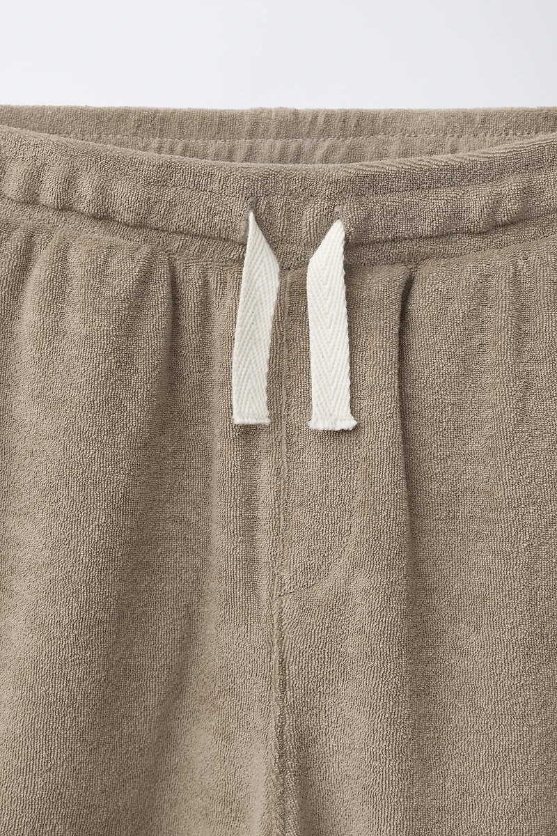 ENSEMBLE CHEMISE ET BERMUDA EFFET SERVIETTE