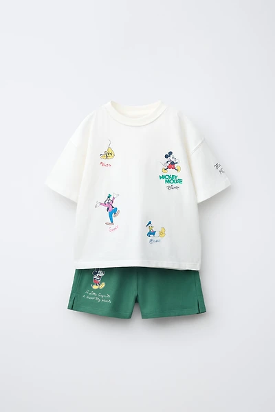 ENSEMBLE JOGGING T-SHIRT ET BERMUDA MICKEY MOUSE © DISNEY