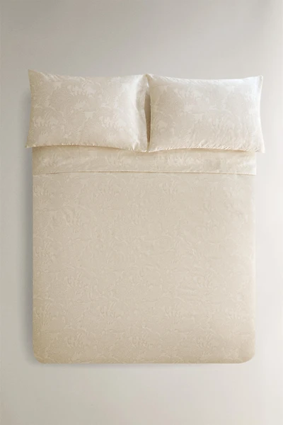 PAISLEY PRINT SATEEN DUVET COVER