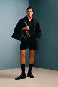 WILLY CHAVARRIA X ZARA TEXTURED BOMBER JACKET
