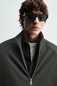RELAXED FIT OTTOMAN JACKET