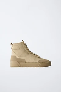 TECHNICAL HIGH-TOP SNEAKERS