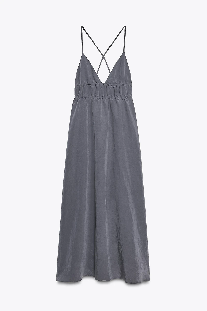 FLOWY MIDI DRESS