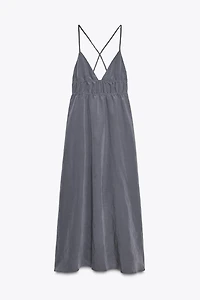 FLOWY MIDI DRESS