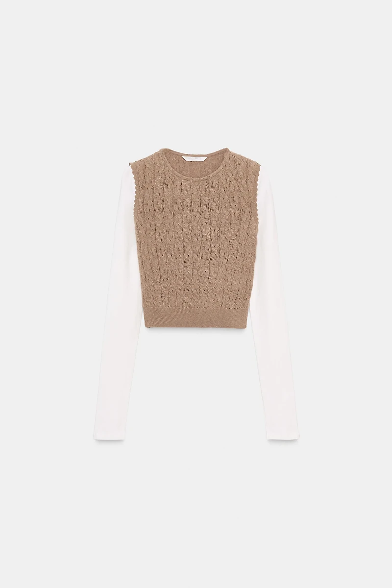 COMBINATION VEST T-SHIRT