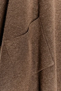 LONG KNIT CAPE