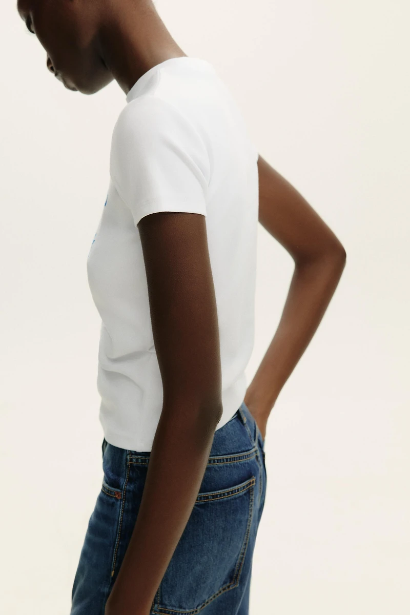 TEXT PRINT T-SHIRT
