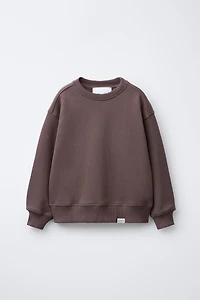 BASIC LABEL SWEATSHIRT