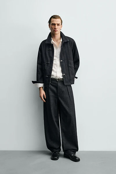 PANTALON CHINO BARREL FIT EN DENIM