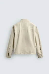 REGULAR FIT POPLIN OVERSHIRT