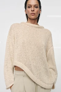 ASYMMETRIC KNIT JUMPER