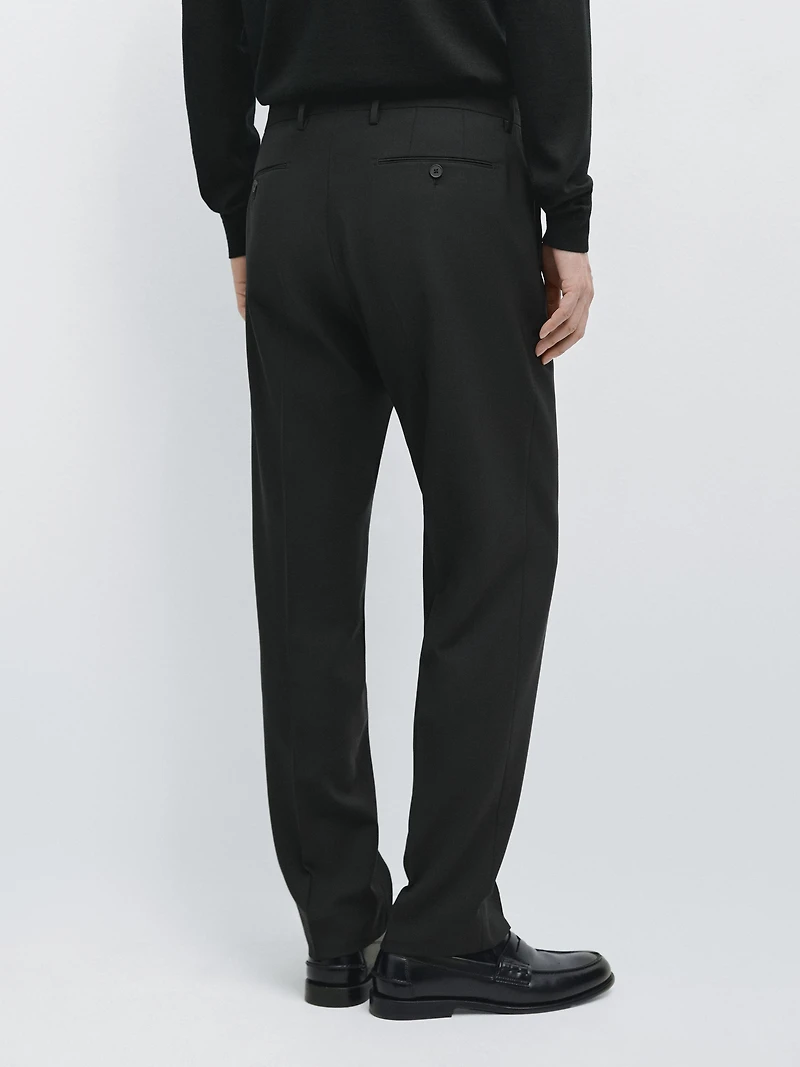 100% wool suit pants