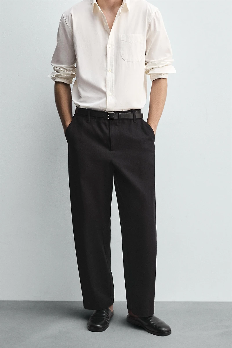 LYOCELL - COTTON BALLOON FIT PANTS