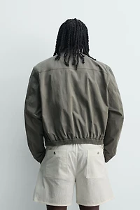CROPPED FIT TECHNICAL JACKET