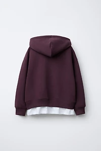 CONTRASTING LILO & STITCH © DISNEY HOODIE