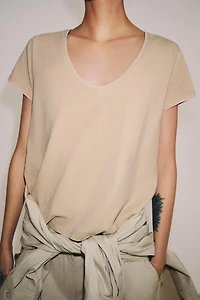 COTTON SHORT SLEEVE T-SHIRT