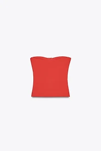 POLYAMIDE BANDEAU TOP
