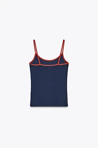 CONTRAST TANK TOP