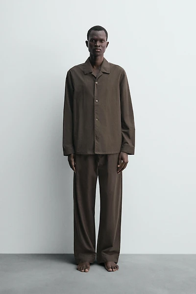 JACQUARD PAJAMA SHIRT