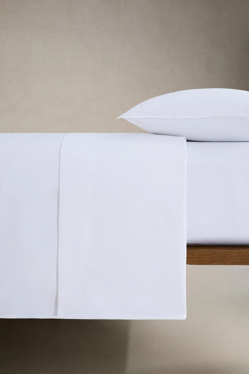 DRAP-HOUSSE PERCALE DE COTON | 40 CM (500 FILS)