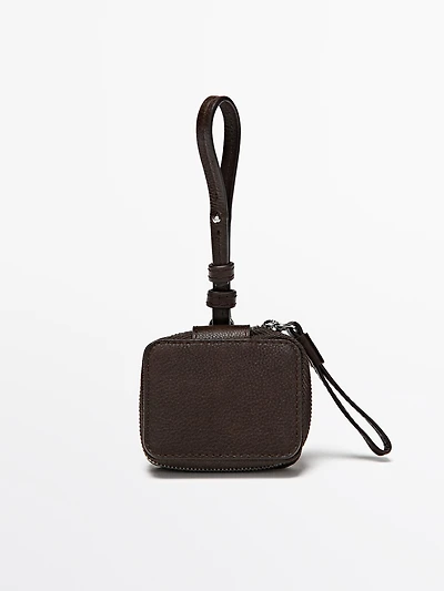 tui airpods en cuir nappa