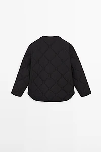 Quilted cape jacket