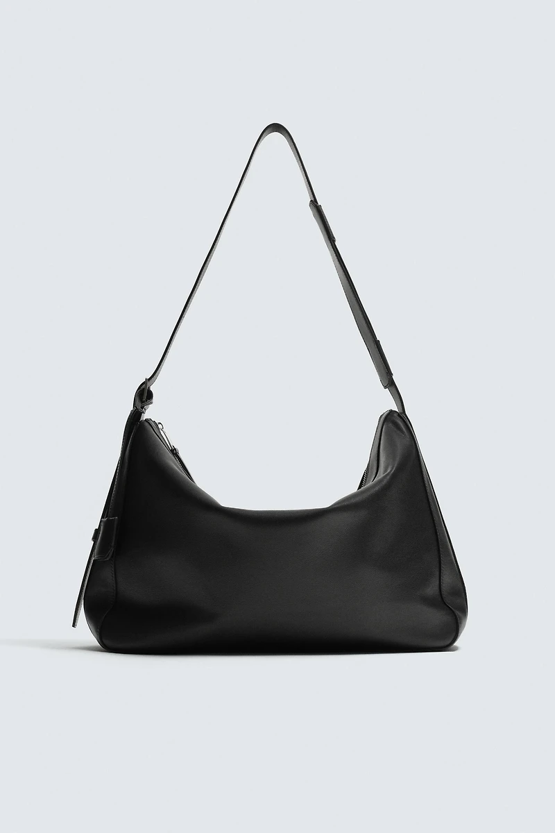 LEATHER SHOULDER BAG