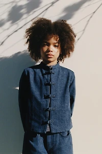 VESTE EFFET CHINÉ