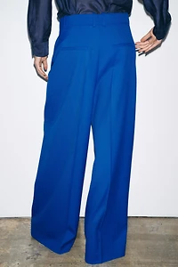 PANTALON LARGE À PINCES ZW COLLECTION