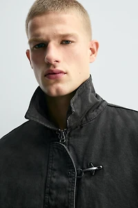 CROPPED FIT FIREMAN CLASP JACKET