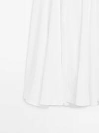 Long contrast dress