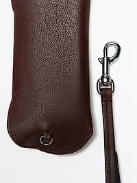 Étui à lunettes en cuir nappa