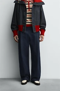 WIDE-LEG DENIM TROUSERS HARRY LAMBERT FOR ZARA X DISNEY