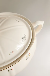 FLORAL PORCELAIN SOUP TUREEN