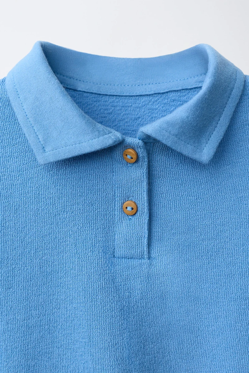 POLO COLLAR BODYSUIT