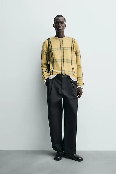RELAXED FIT STRIPED JACQUARD JUMPER