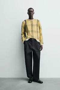 RELAXED FIT STRIPED JACQUARD JUMPER